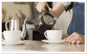 コーヒーや調理、接客マナーの技術指導